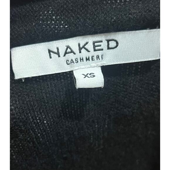 Naked Cashmere Womens XS Cashmere Cardigan Longline Duster Sweater Black - Picture 6 of 7